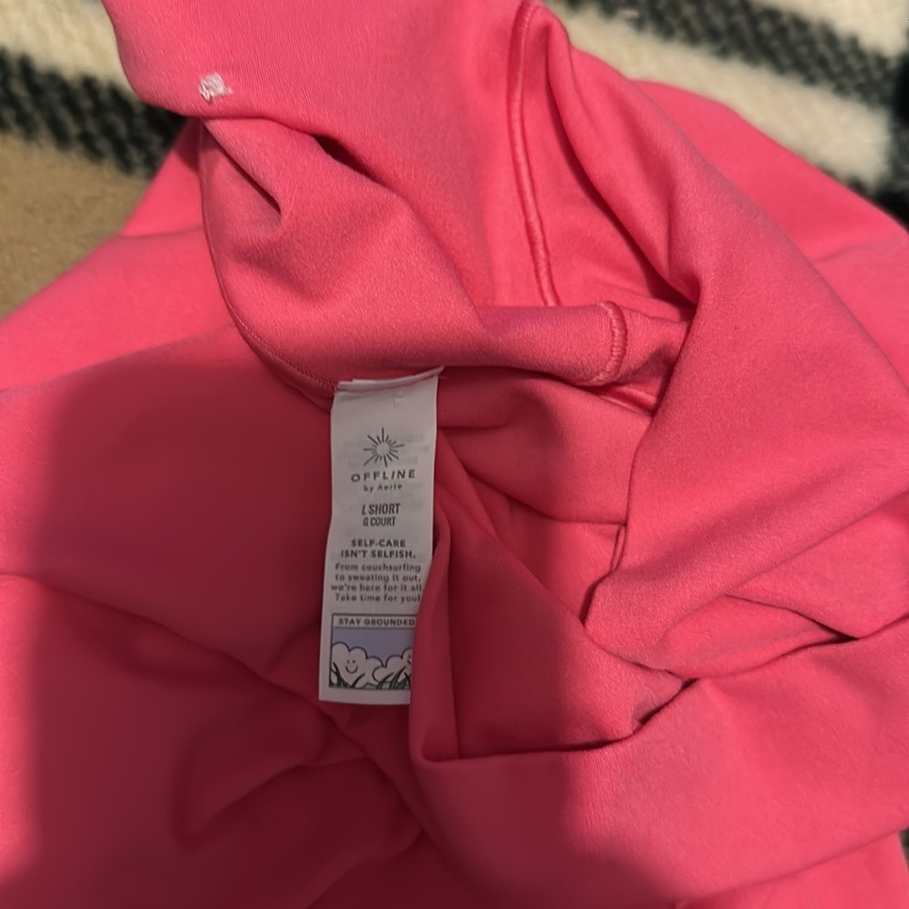 Aerie Pink Leggings Vibrant Athletic Wear - Picture 5 of 6